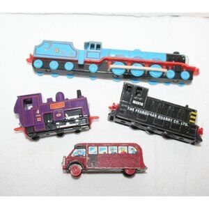 Vtg. (4) Thomas Tank Engine & Friends Diecast Magnetic Trains Ertl Lot 4  1990's